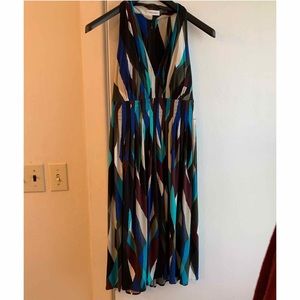 Calvin Klein Deep V Neck Dress